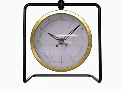 table clock 020 Free 3D model