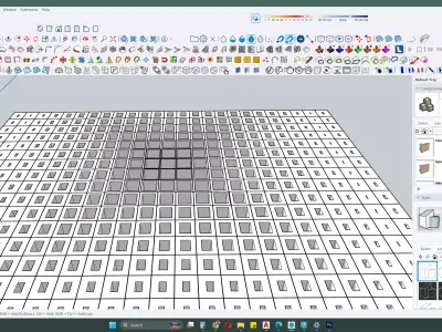Parametric Wall System SketchUp 3D Model 3D model
