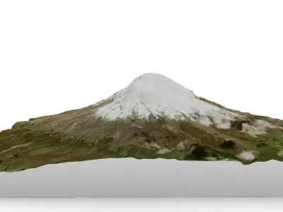 Mount Chimborazo 3D model