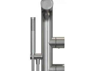 Rubinetterie Treemme Floor Standing Bathub Mixer 3D model