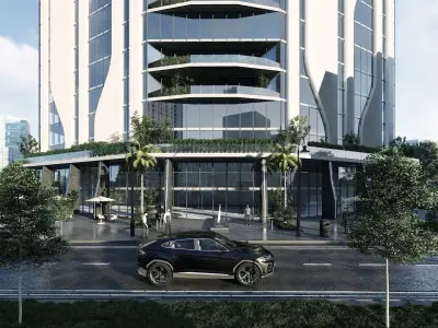 Spectre Tower Exterior Design 3D model