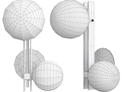 JUDITH WALL Low-poly 3D model