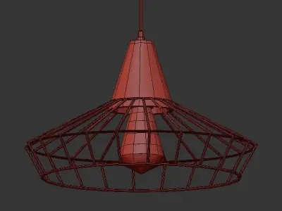 Pendant concrete 3D model