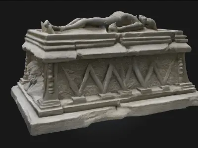 Skeletal Monument  Tribute to Forgotten Souls 3D model