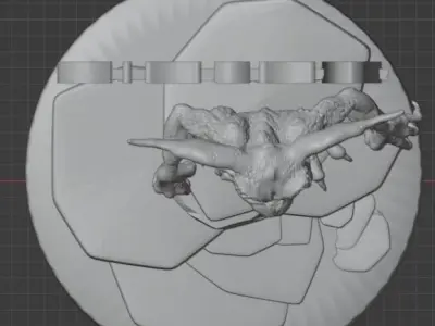 GRENLINS statue 3D model