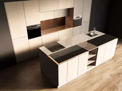 27-Kitchen3 texture 3 3D model