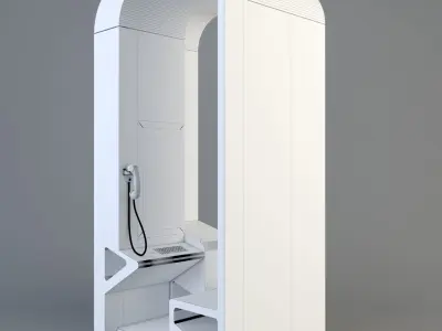 Multimedia Kiosk 3D model