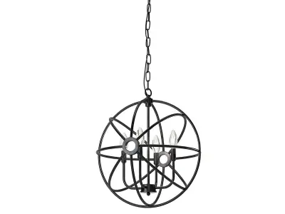 Ironclad Industrial-Style 4 Light 3D model