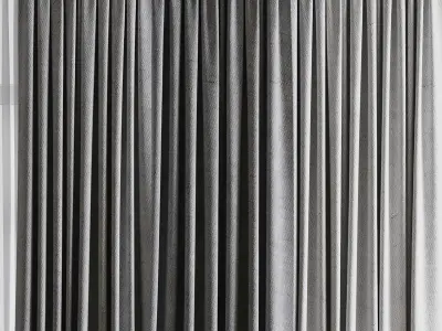 curtains 01 Low-poly 3D model