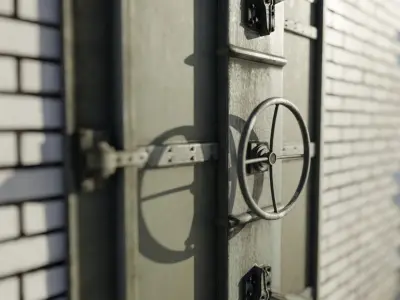 Bunker Door 3D model