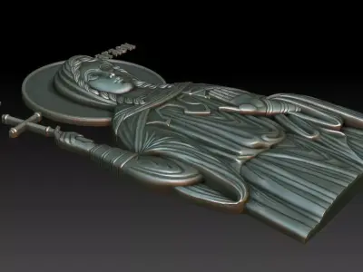 Saint Agatha of Sicily 3D print model