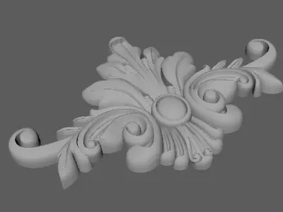 Decor for furniture 3D model 41