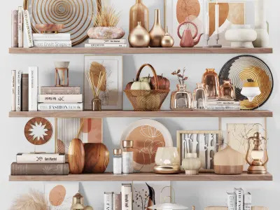 5 decorative set collection vol 3 3D Model Pack