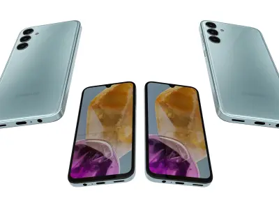 Samsung Galaxy M15 Light Blue 3D model