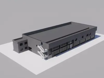 Warehouse Exterior 3D model