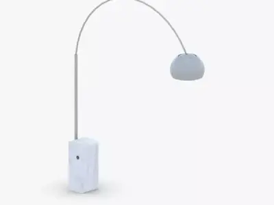 1417 - Floor Lamp Low-poly 3D model