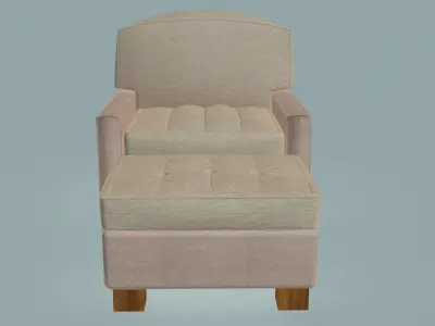 Chelsea Club Lounge Chair 3D model