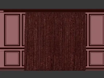 Curtain Set 215 3D model
