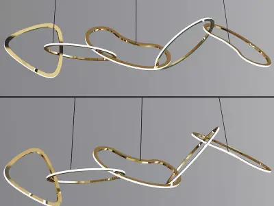 Unity Linear Pendant 3D model