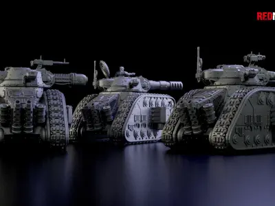 Legendary Battle Tank - Imperial Force 3D print model
