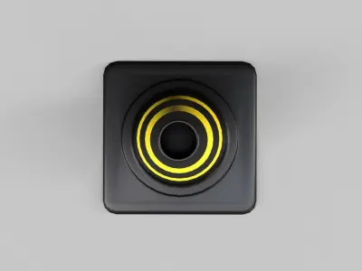  Traffic Cone V1 - 002 Low-poly 3D model