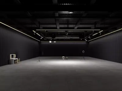 Hangar Photo Studio interior scene 3D model