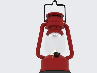 Red Lamp  3D model