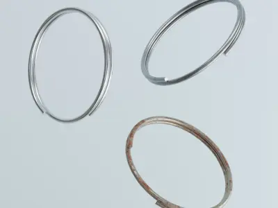 Key Ring Free 3D model