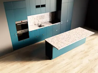 32-Kitchen8 matte 3 3D model