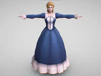 Erina Pendleton - Jojo Bizarre Adventure - Diamond Records 3D model