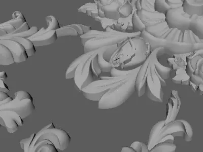 Decor for furniture 3D model 51