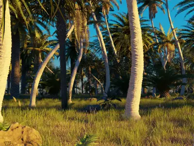 Tropical Forest 3D model