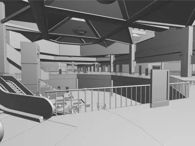 Valley View Mall - Official Blender Port from Gmod 3D model