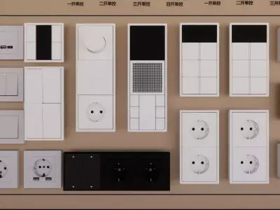 Switch and Outlet Collection-A5 3D model