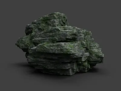 Rock 8-7 Low-poly 3D model