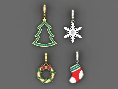 Pandora christmas pack 3D print model