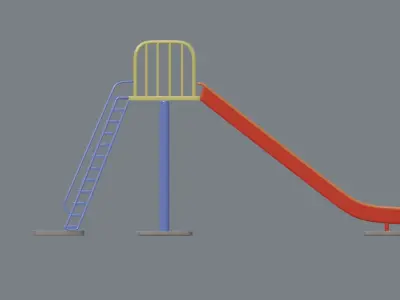 Park Slide 3D model