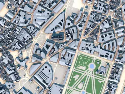 St Michael St Gudula Cathedral Belgium 3D model