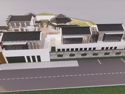 Homes and care center -A16 3D model