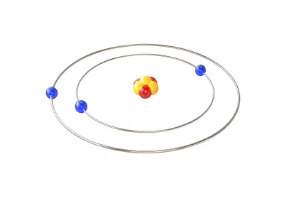 Lithium Chemical Element v1 001 Low-poly 3D model