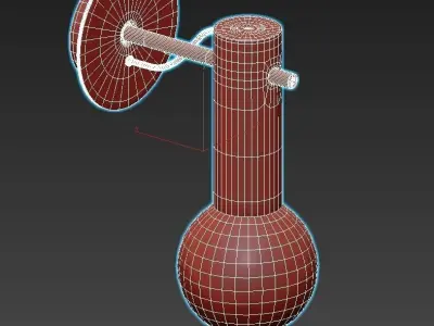 Wall Light 3D model 11