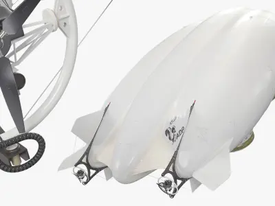  Airship Main Body without Cabin Gray 