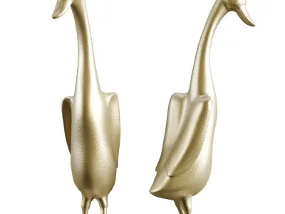 Perri Gold Duck 3D model