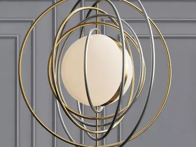 Electrum Kinetic Chandelier 3D model