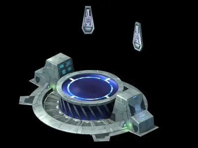 Fleet territory - the base of the veteran 3D model