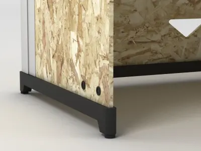 Vitra Hack Low-poly 3D model