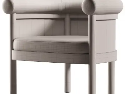 Jensen Dining Chair Low-poly 3D model