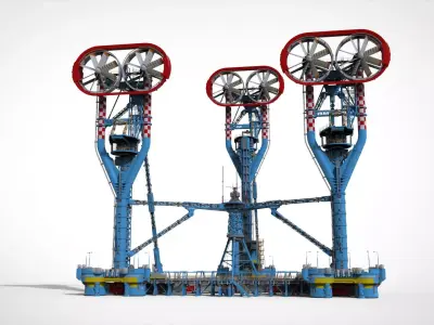 Sci-Fi Polar station 3D model