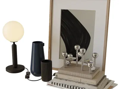 decorative set 9 3D model