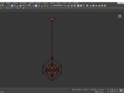 MONZA CHANDELIER Low-poly 3D model